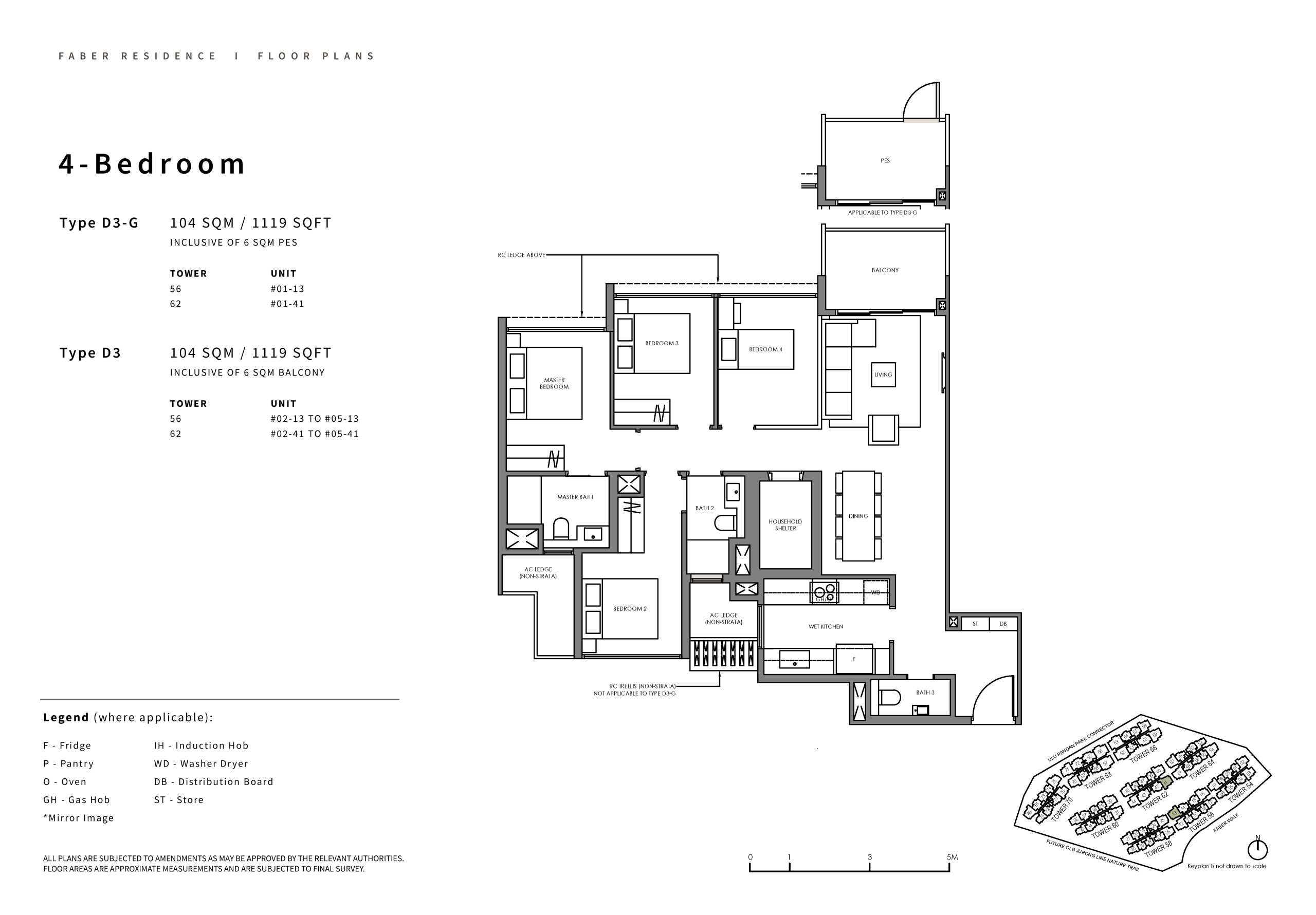 Faber Residence 4 Bedroom Floor Plan 3 scaled